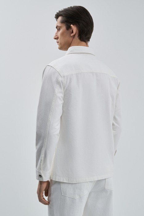 рубашка из хлопка по цене 1360 руб вид справа