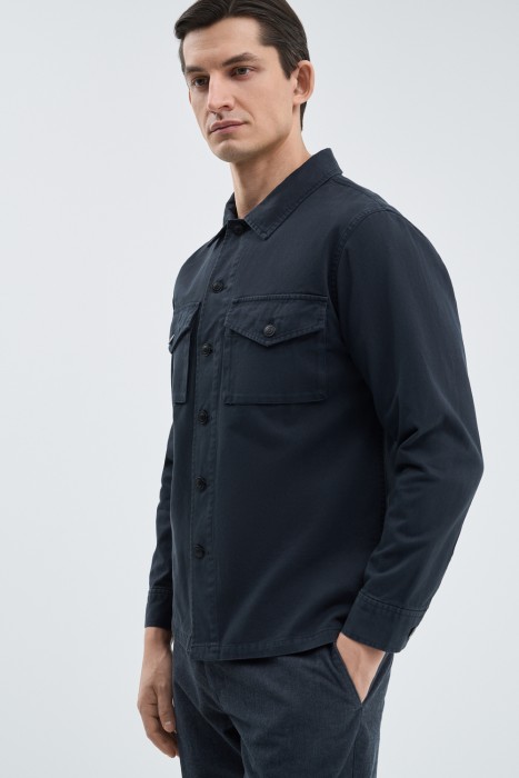 рубашка из хлопка по цене 1440 руб вид справа