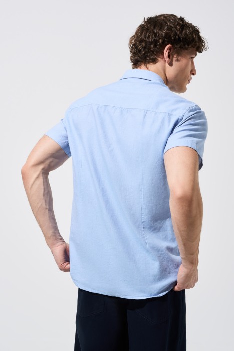 рубашка из хлопка по цене 1290 руб вид справа