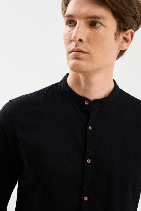 рубашка из хлопка из россии вид сбоку