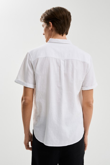 рубашка из хлопка по цене 1860 руб вид справа