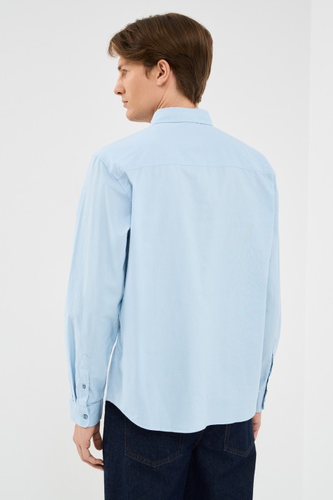 рубашка из хлопка по цене 1200 руб вид справа