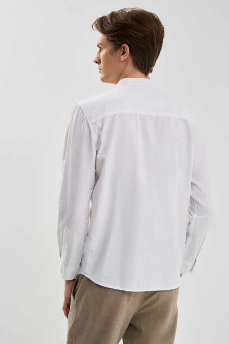 рубашка из хлопка по цене 1540 руб вид справа