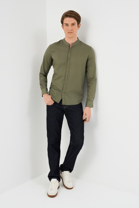 рубашка из хлопка по цене 1600 руб вид справа