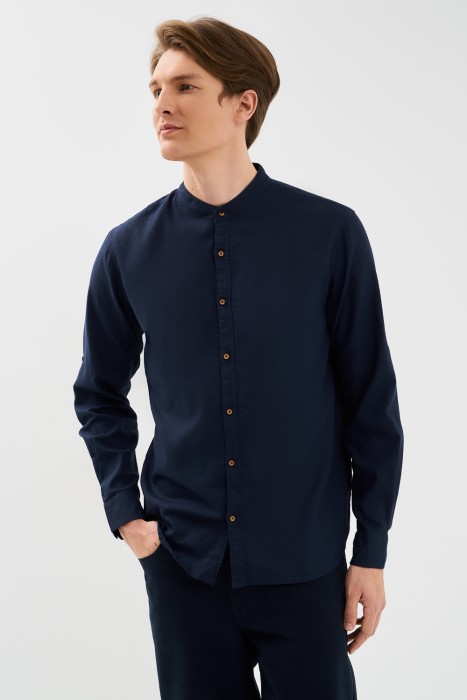 рубашка из хлопка от бренда снежная королева вид слева