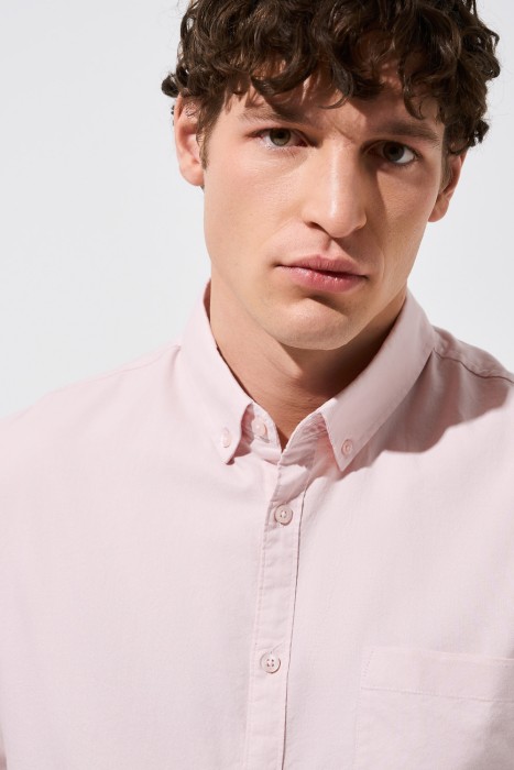 рубашка из хлопка из россии вид сбоку