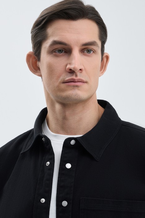 рубашка из хлопка из россии вид сбоку