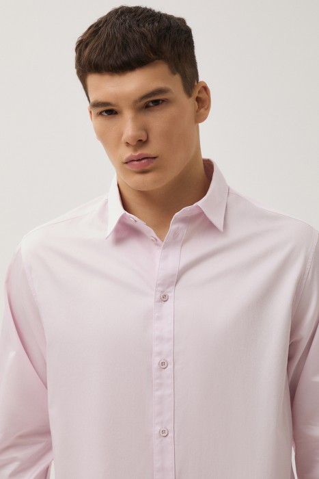 рубашка из хлопка из россии вид сбоку