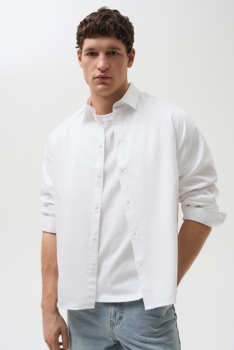 рубашка из хлопка по цене 1890 руб вид справа