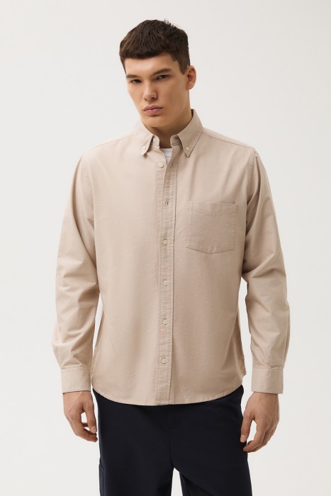 рубашка из хлопка от бренда снежная королева вид слева