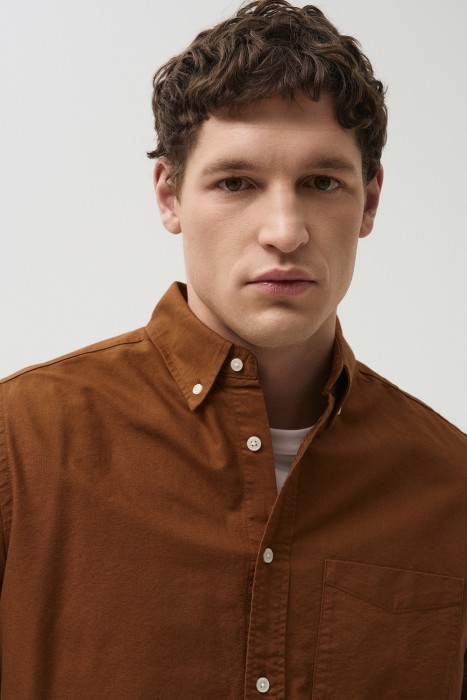 рубашка из хлопка из россии вид сбоку