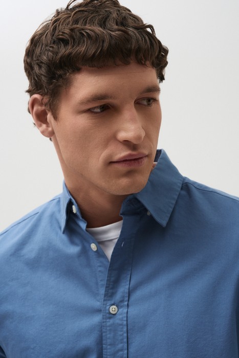 рубашка из хлопка по цене 1890 руб вид справа