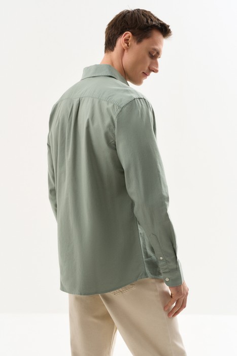 рубашка из хлопка по цене 1890 руб вид справа