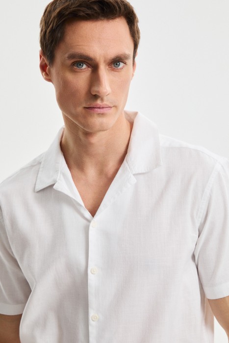 рубашка из хлопка из россии вид сбоку