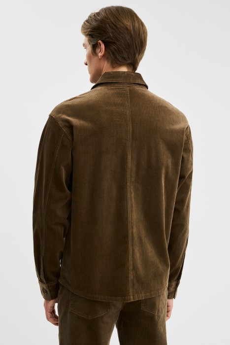 рубашка из вельвета по цене 1760 руб вид справа