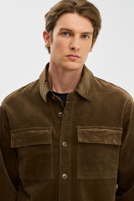 рубашка из вельвета из россии вид сбоку