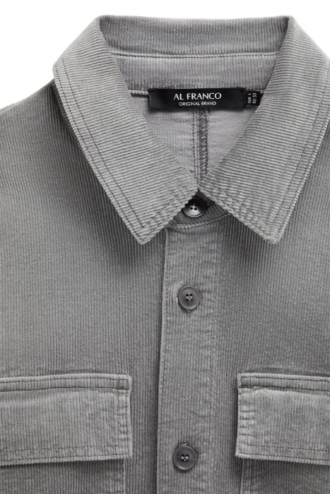 рубашка из вельвета из россии вид сбоку