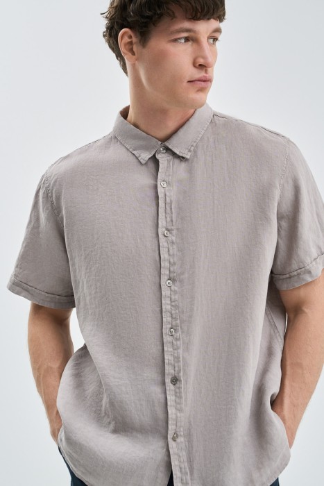 рубашка изо льна 752396003 фотография