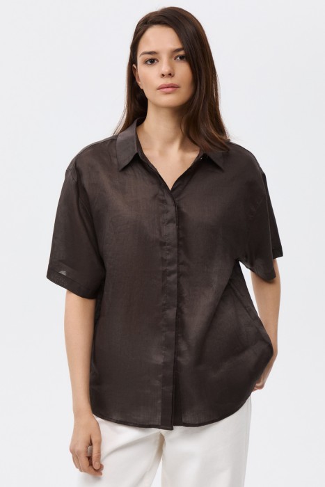 рубашка изо льна 817695003 фотография