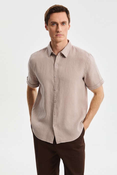 рубашка изо льна 804982003 фотография
