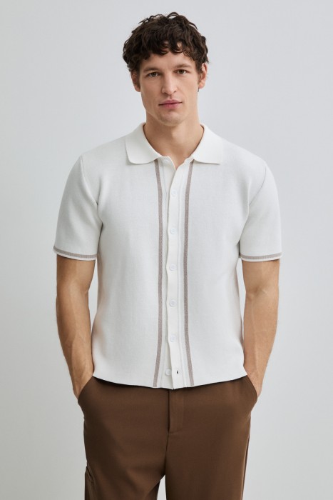 рубашка-поло от бренда снежная королева вид слева