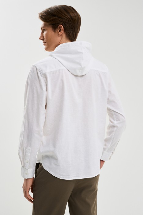рубашка с капюшоном по цене 1290 руб вид справа