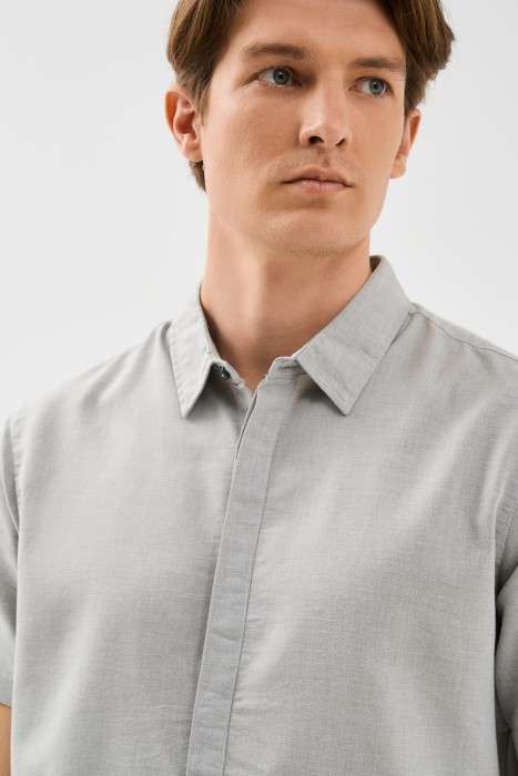 рубашка с короткими рукавами от бренда снежная королева вид слева