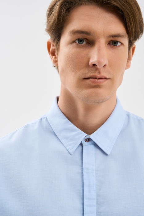 рубашка с короткими рукавами от бренда снежная королева вид слева