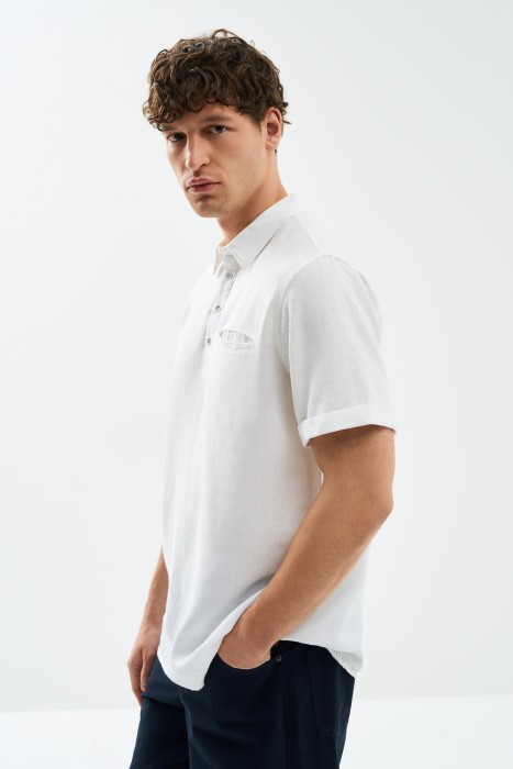 рубашка с короткими рукавами от бренда снежная королева вид слева