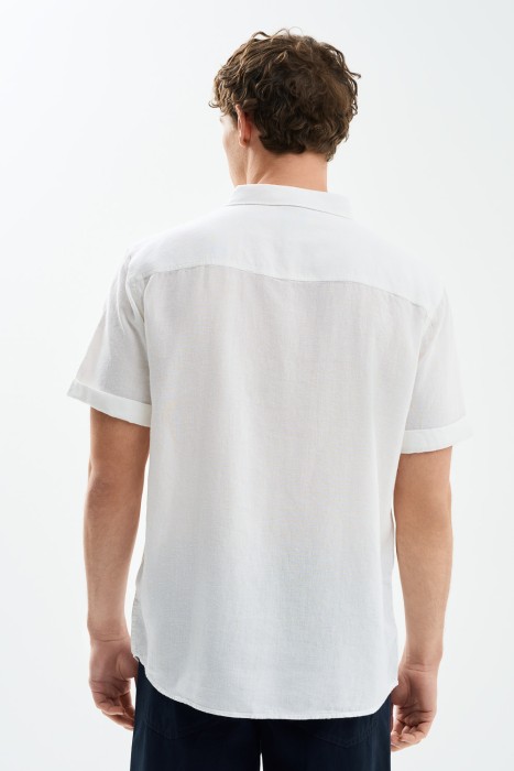 рубашка с короткими рукавами по цене 1360 руб вид справа