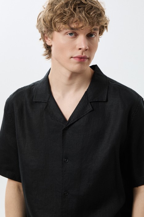 рубашка с короткими рукавами из россии вид сбоку