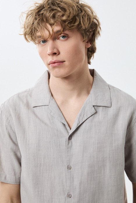 рубашка с короткими рукавами из россии вид сбоку