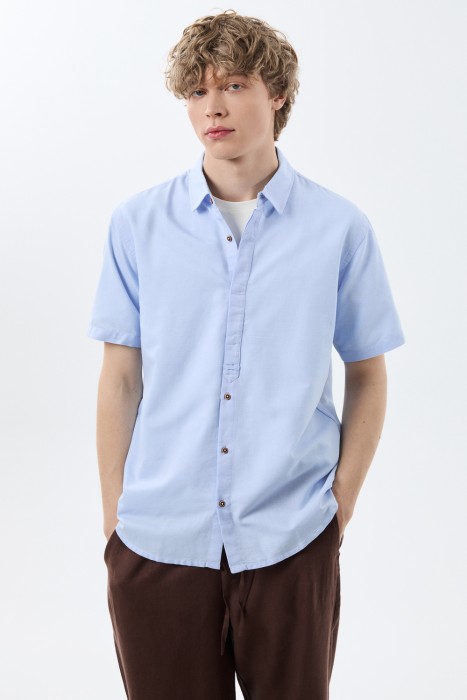 рубашка с короткими рукавами от бренда снежная королева вид слева