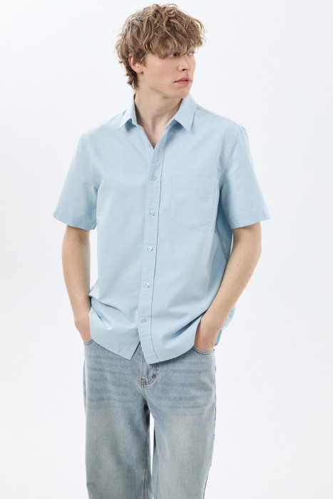 рубашка с короткими рукавами от бренда снежная королева вид слева