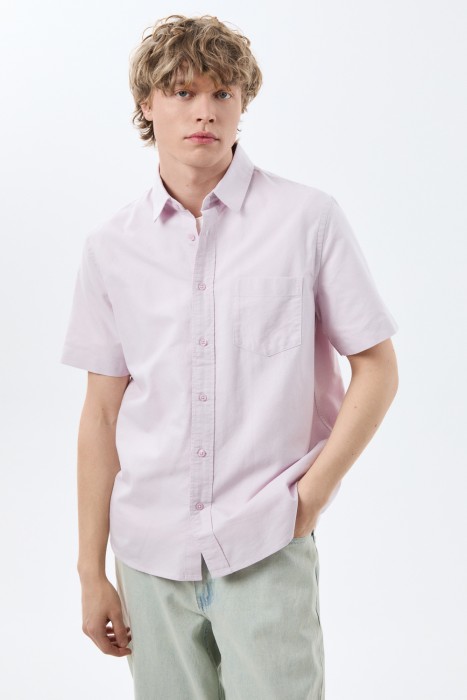 рубашка с короткими рукавами из россии вид сбоку