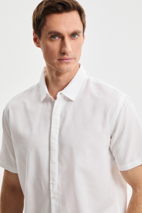 рубашка с короткими рукавами от бренда снежная королева вид слева