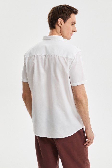 рубашка с короткими рукавами по цене 2340 руб вид справа