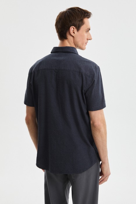 рубашка с короткими рукавами по цене 2340 руб вид справа