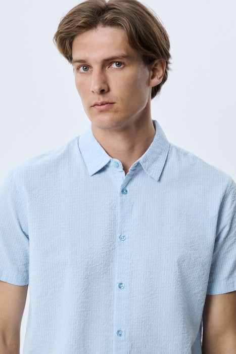 рубашка с короткими рукавами от бренда снежная королева вид слева