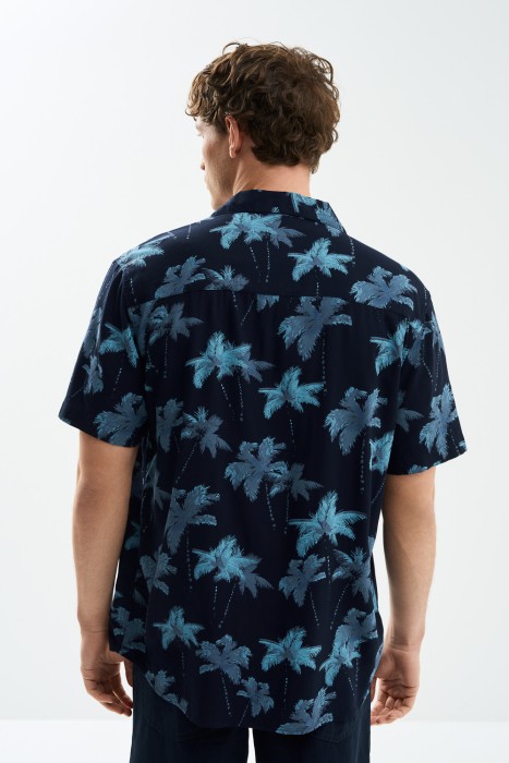 рубашка с принтом по цене 1130 руб вид справа