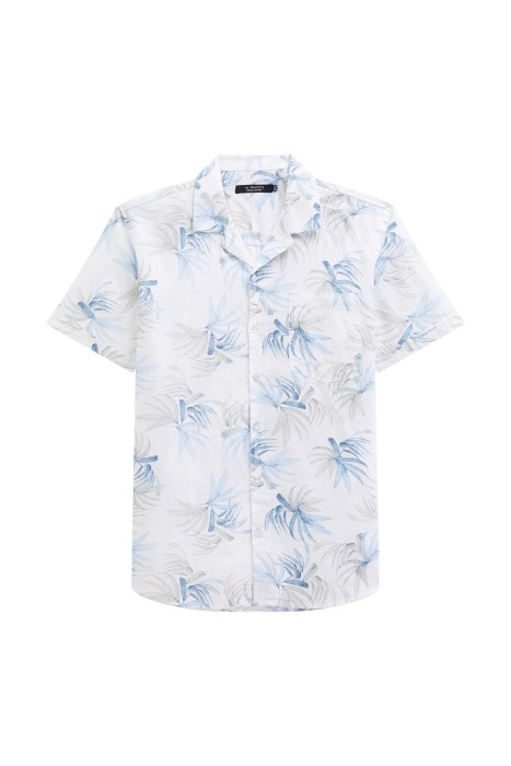 рубашка с принтом из россии вид сбоку