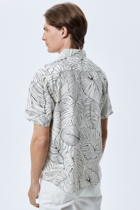 рубашка с принтом по цене 2340 руб вид справа