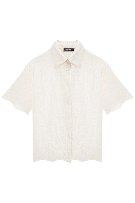 рубашка с вышивкой из россии вид сбоку