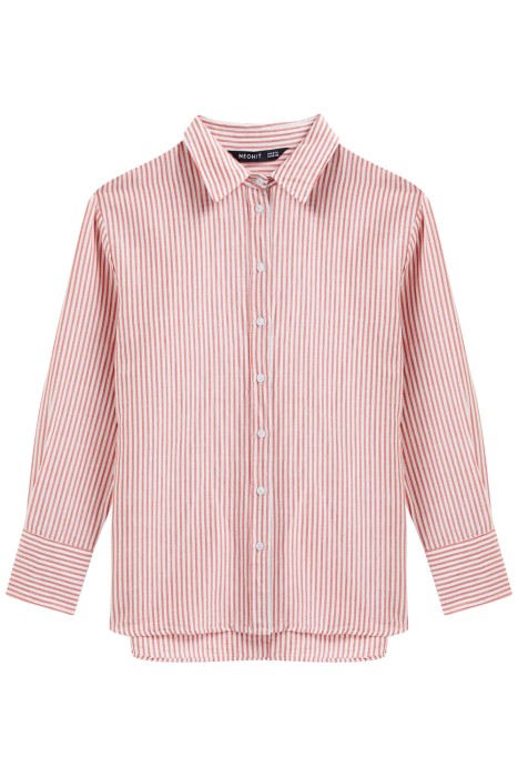 рубашка в полоску из россии вид сбоку