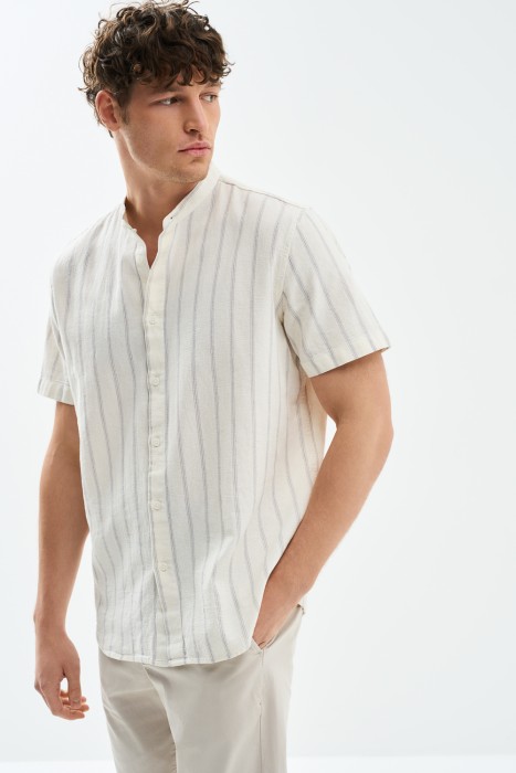 рубашка в полоску по цене 1480 руб вид справа