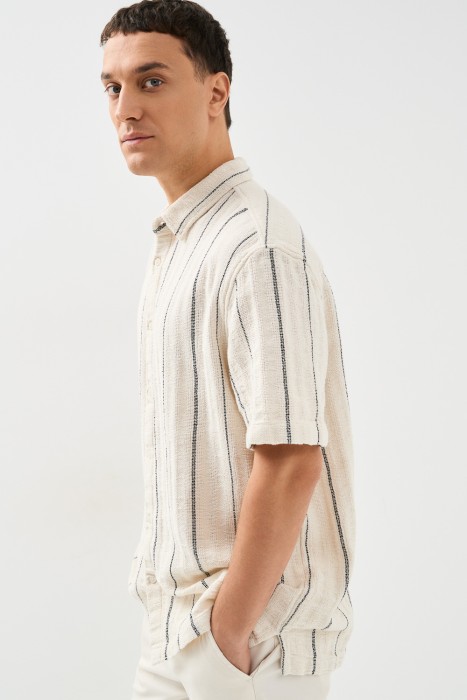 рубашка в полоску по цене 1480 руб вид справа