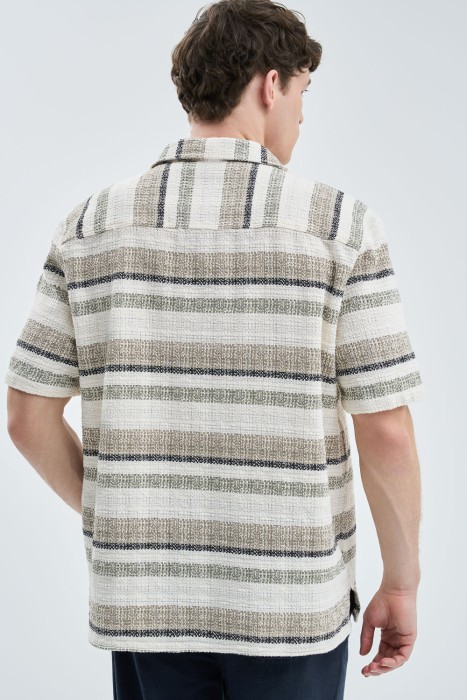 рубашка в полоску по цене 1310 руб вид справа