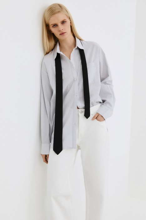 рубашка в полоску 806780003 фотография