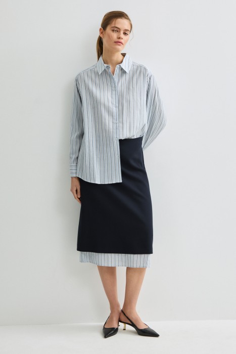 рубашка в полоску 803880003 фотография