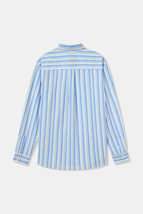 рубашка в полоску от бренда снежная королева вид слева